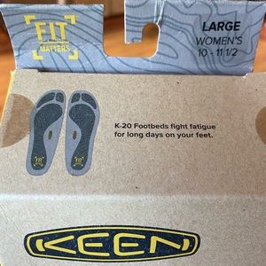 Keen brand new in box cushioned insoles.